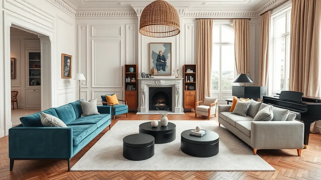 Salon design intérieur morderne